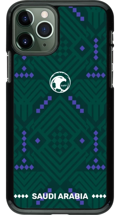 iPhone 11 Pro Case Hülle - Saudi Arabien 2026 personalisierbares Fussballtrikot