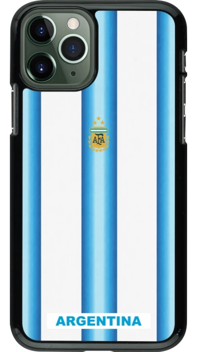 Coque iPhone 11 Pro - Maillot de football Argentine 2026 personnalisable