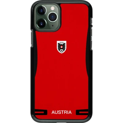 Coque iPhone 11 Pro - Maillot de football Autriche 2026 personnalisable