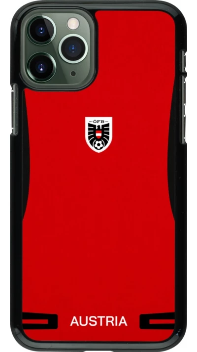 iPhone 11 Pro Case Hülle - O?sterreich 2026 personalisierbares Fussballtrikot