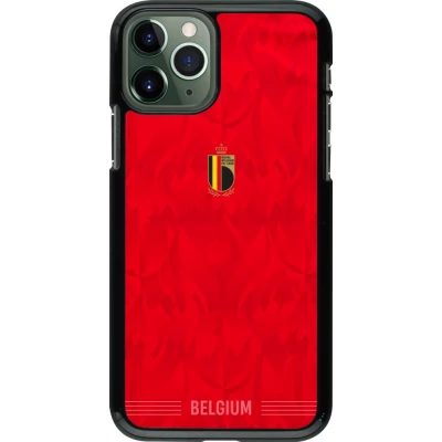 Coque iPhone 11 Pro - Maillot de football Belgique 2026 personnalisable