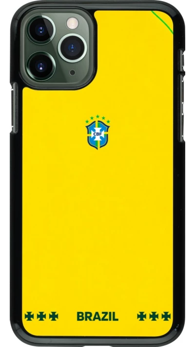 Coque iPhone 11 Pro - Maillot de football Bresil 2026 personnalisable