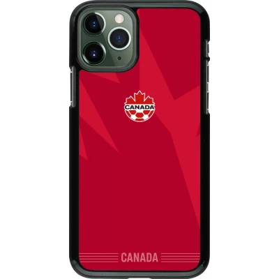 Coque iPhone 11 Pro - Maillot de football Canada 2026 personnalisable