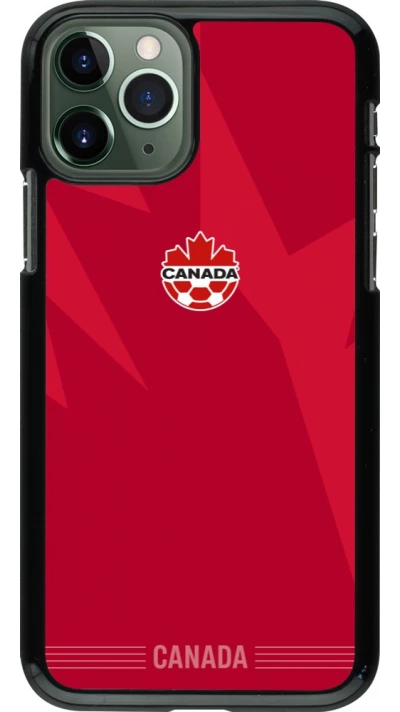 Coque iPhone 11 Pro - Maillot de football Canada 2026 personnalisable