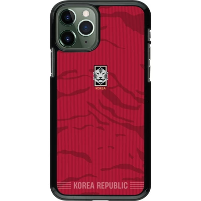 Coque iPhone 11 Pro - Maillot de football Corée du Sud 2026 personnalisable