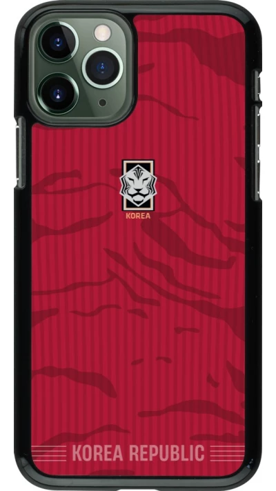 iPhone 11 Pro Case Hülle - Südkorea 2026 personalisierbares Fussballtrikot