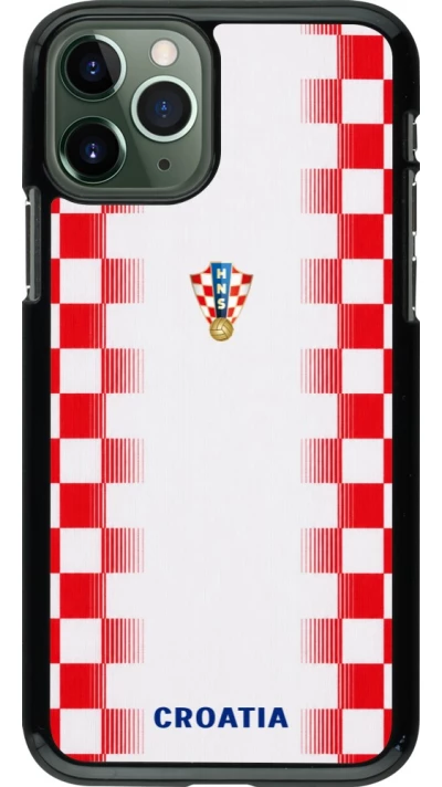 iPhone 11 Pro Case Hülle - Kroatien 2026 personalisierbares Fussballtrikot
