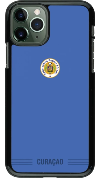 Coque iPhone 11 Pro - Maillot de football Curaçao 2026 personnalisable