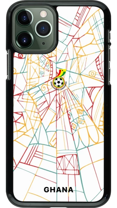 Coque iPhone 11 Pro - Maillot de football Ghana 2026 personnalisable