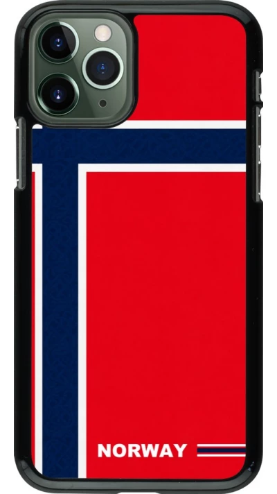 iPhone 11 Pro Case Hülle - Norwegen 2026 personalisierbares Fussballtrikot