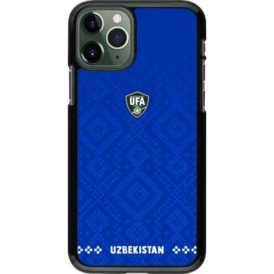 Coque iPhone 11 Pro - Maillot de football Ouzbékistan 2026 personnalisable
