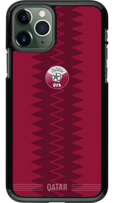 Coque iPhone 11 Pro - Maillot de football Qatar 2026 personnalisable