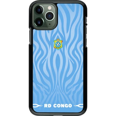 iPhone 11 Pro Case Hülle - Demokratische Republik Kongo 2026 personalisierbares Fussballtrikot