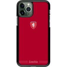 Coque iPhone 11 Pro - Maillot de football Répuplique Tchèque 2026 personnalisable