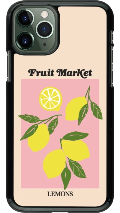Coque iPhone 11 Pro - Fruit market lemons 2026