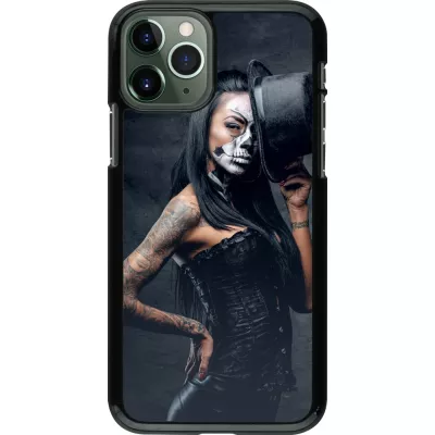 Coque iPhone 11 Pro - Halloween 22 Tattooed Girl