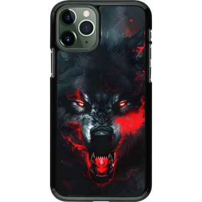 Coque iPhone 11 Pro - Halloween 2024 mad werewolf