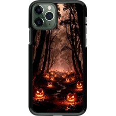 iPhone 11 Pro Case Hülle - Halloween 2025 Road of Terrifying Pumpkins