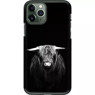 Coque iPhone 11 Pro - Highland calf black