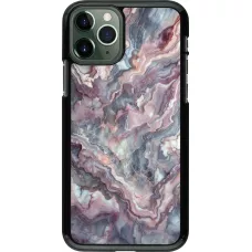 Coque iPhone 11 Pro - Marbre violette argentée