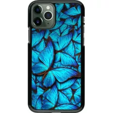 Coque iPhone 11 Pro - Papillon - Bleu