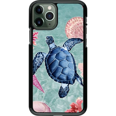 Coque iPhone 11 Pro - Preppy Turtle