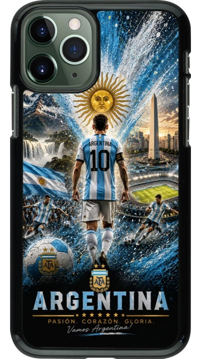 Coque iPhone 11 Pro - Football Argentine splash 2026