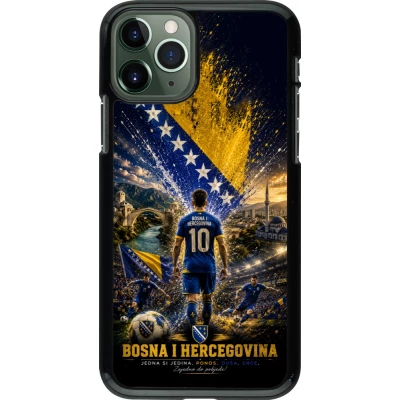 Coque iPhone 11 Pro - Football Bosnie-Herzégovine splash 2026