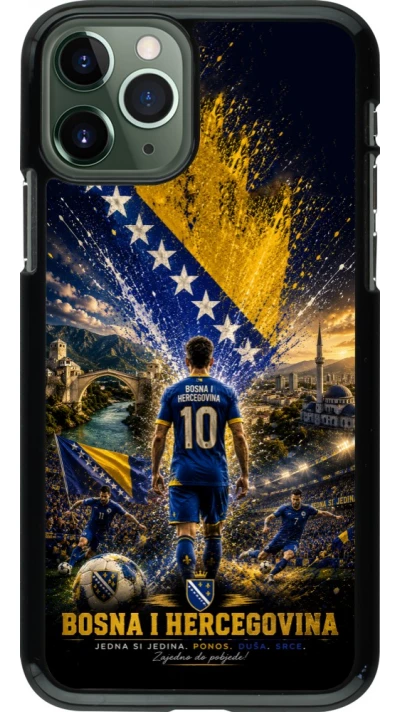 Coque iPhone 11 Pro - Football Bosnie-Herzégovine splash 2026