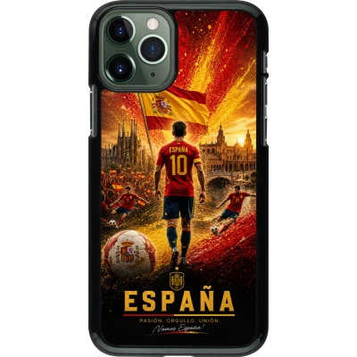 Coque iPhone 11 Pro - Football Espagne splash 2026