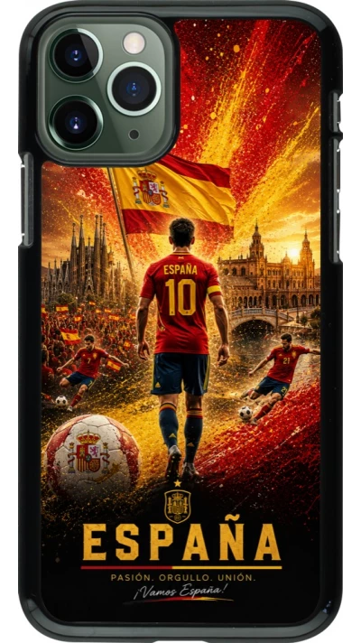 Coque iPhone 11 Pro - Football Espagne splash 2026