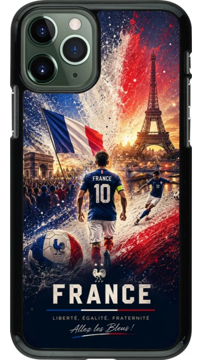 Coque iPhone 11 Pro - Football France splash 2026