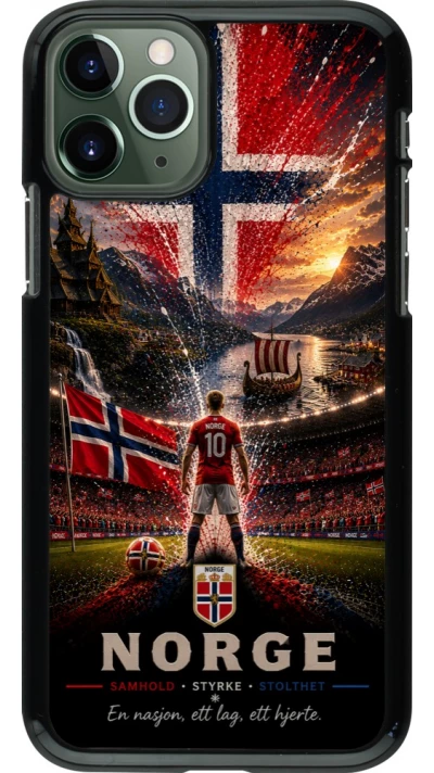 Coque iPhone 11 Pro - Football Norvège splash 2026