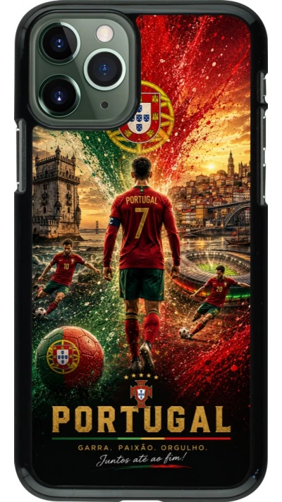 Coque iPhone 11 Pro - Football Portugal splash 2026