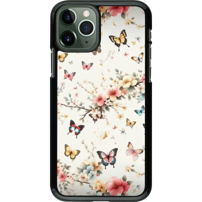 Coque iPhone 11 Pro - Spring 25 Papillons Légers