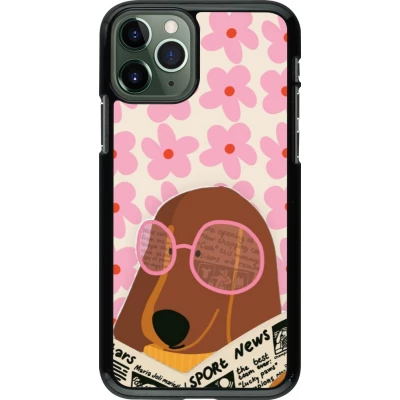 Coque iPhone 11 Pro - Dog with newspaper Spring 2026