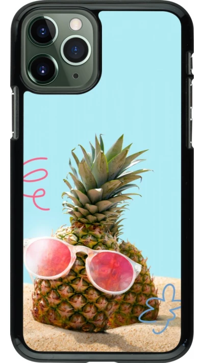 iPhone 11 Pro Case Hülle - Pineapple with glasses Summer 2026