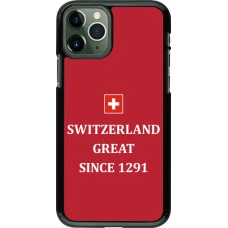 Coque iPhone 11 Pro - Switzerland Great Since 1291