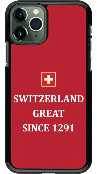 iPhone 11 Pro Case Hülle - Switzerland Great Since 1291