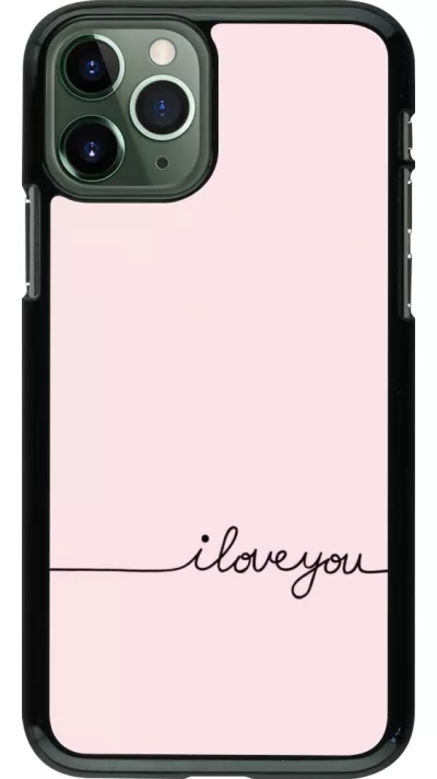 iPhone 11 Pro Case Hülle - Valentine 2023 i love you writing