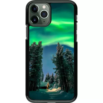 iPhone 11 Pro Case Hülle - Winter 22 Northern Lights