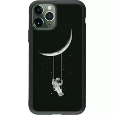 Hülle iPhone 11 Pro - Silikon schwarz Astro balançoire