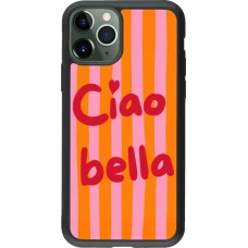 Coque iPhone 11 Pro - Silicone rigide noir Bye Bella 2026