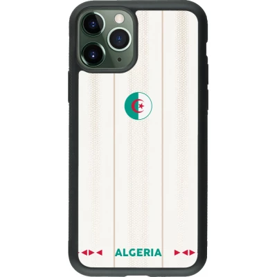 iPhone 11 Pro Case Hülle - Silikon schwarz Algerien 2026 personalisierbares Fussballtrikot