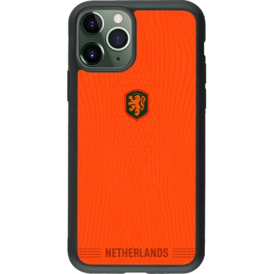 iPhone 11 Pro Case Hülle - Silikon schwarz Niederlande 2026 personalisierbares Fussballtrikot