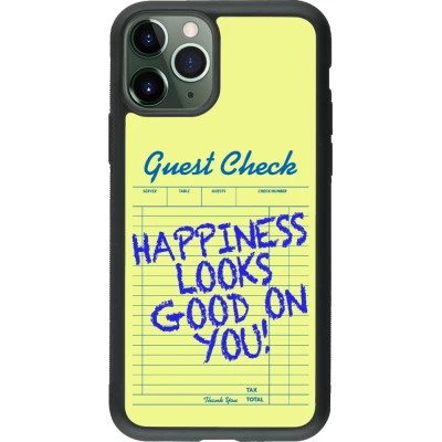 Coque iPhone 11 Pro - Silicone rigide noir Guest check 2026