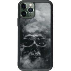 iPhone 11 Pro Case Hülle - Silikon schwarz Halloween 2024 smoky skull