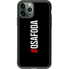 Hülle iPhone 11 Pro - Silikon schwarz Qsafoda 1
