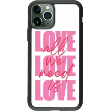 iPhone 11 Pro Case Hülle - Silikon schwarz Saint Valentines Day 26 Love all we need is