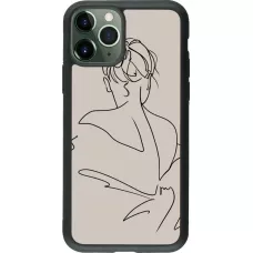 Hülle iPhone 11 Pro - Silikon schwarz Salnikova 05